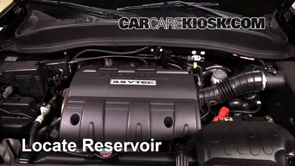 2013 Honda Ridgeline RTL 3.5L V6 Windshield Washer Fluid Add Fluid